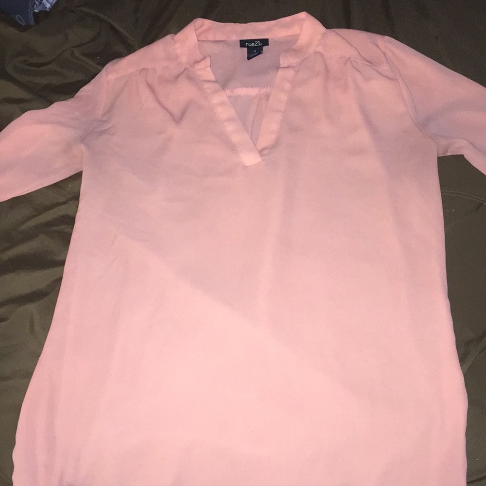 Coral Blouse